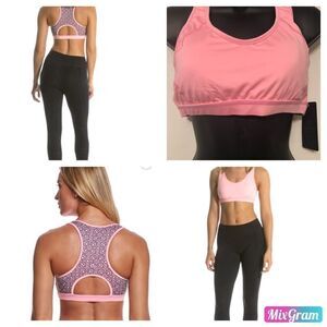 Pink Lotus Yoga and Sport Bra Small